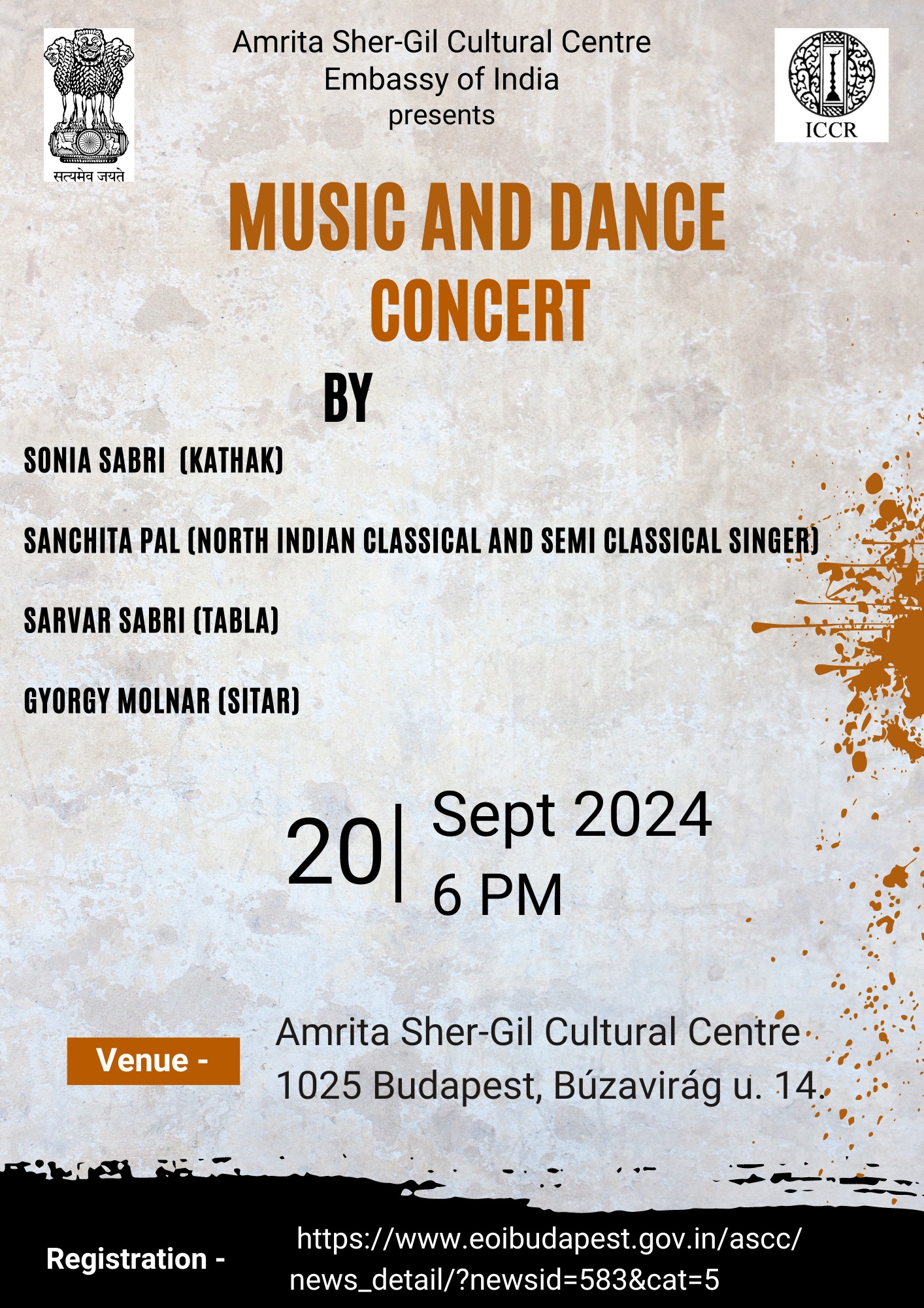 MUSIC and DANCE concert / Zene- és táncelőadás 